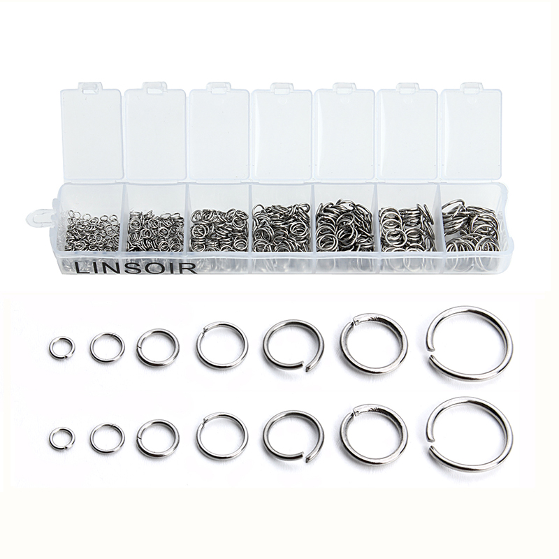 770pcs/lot Mix Size Open Jump  - Jump Ring Assorted recension och pris